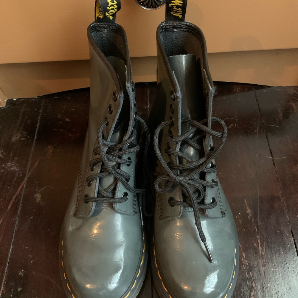Dr. Martens air wair boots grey
